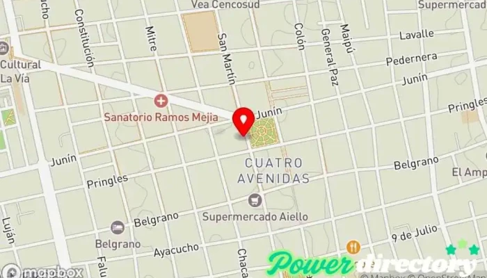 mapa de Presta cash Institución financiera en San Luis