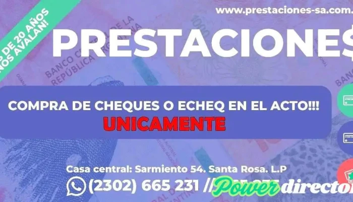 Prestaciones Sa -  Del Propietario - Santa Rosa
