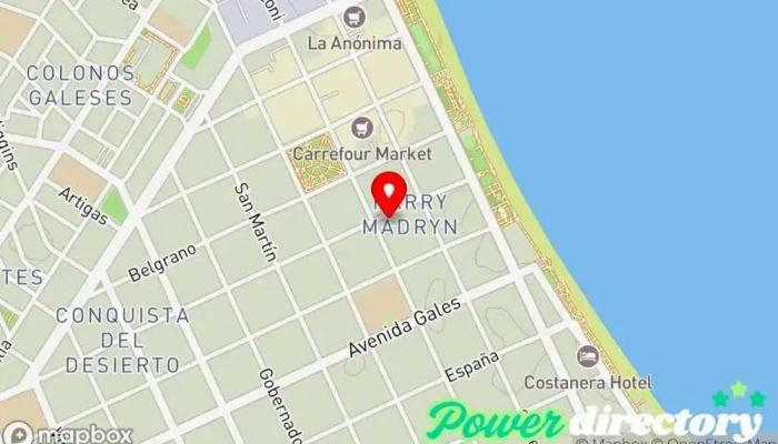 mapa de Prestafacil SRL  en Puerto Madryn