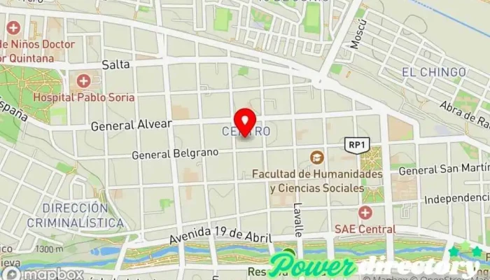 mapa de Préstamos con Tarjeta de Crédito en el acto Jujuy Consultora financiera en San Salvador de Jujuy