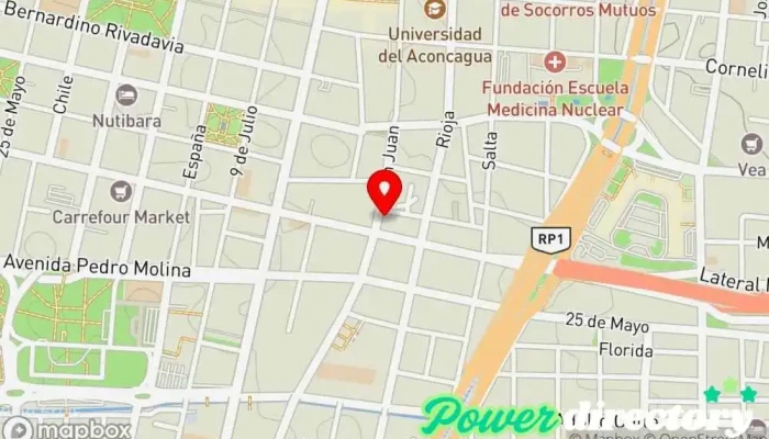 mapa de Prestamos Credi Mir Agencia de préstamos en Mendoza