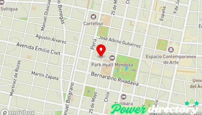 mapa de Prestamos de Dinero Banco en Mendoza