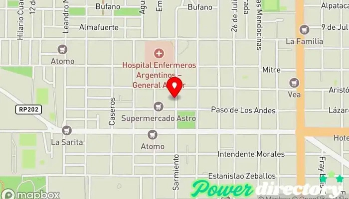 mapa de Prestamos LG Agencia de préstamos en Gral. Alvear