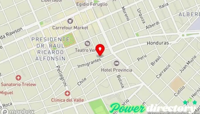 mapa de Préstamos Agencia de préstamos en Trelew