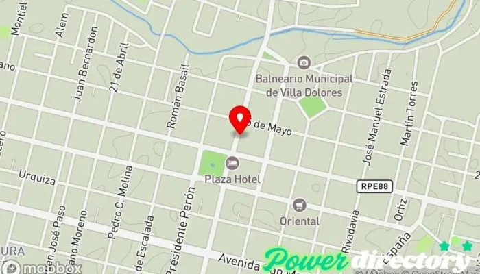 mapa de Prestamos Agencia de préstamos en Villa Dolores