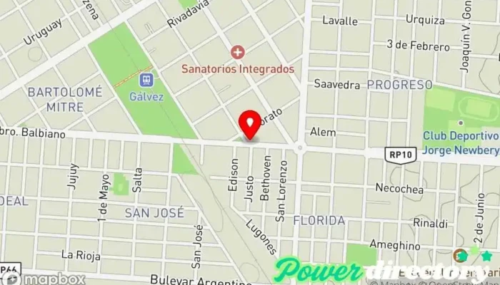 mapa de Préstamos Agencia de préstamos en Gálvez