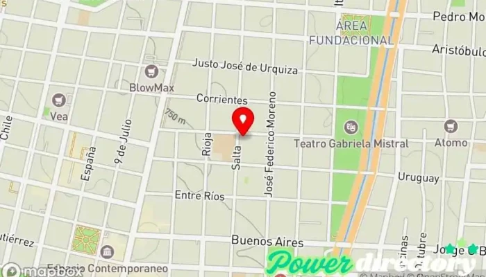 mapa de Prestamos-Newmarketing Oficinas de empresa en Mendoza