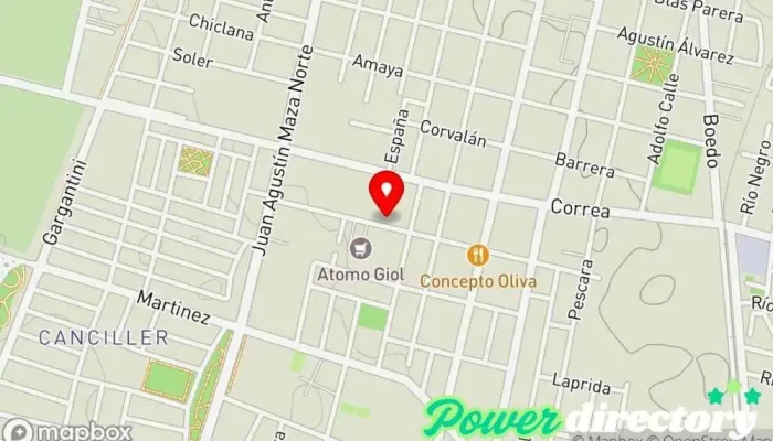 mapa de Prestamos Personales Comercializadora Godoy Cruz Banco en Godoy Cruz