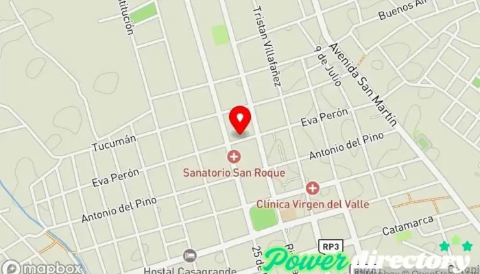 mapa de Prestamos Personales Institución financiera en Tinogasta