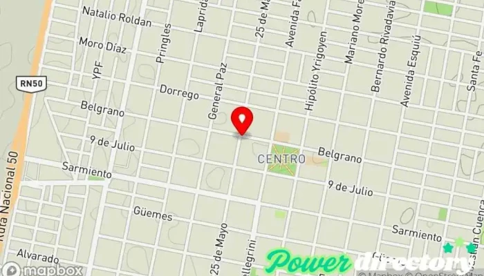 mapa de Prestamos Personales Agencia de préstamos en San Ramon de la Nueva Oran