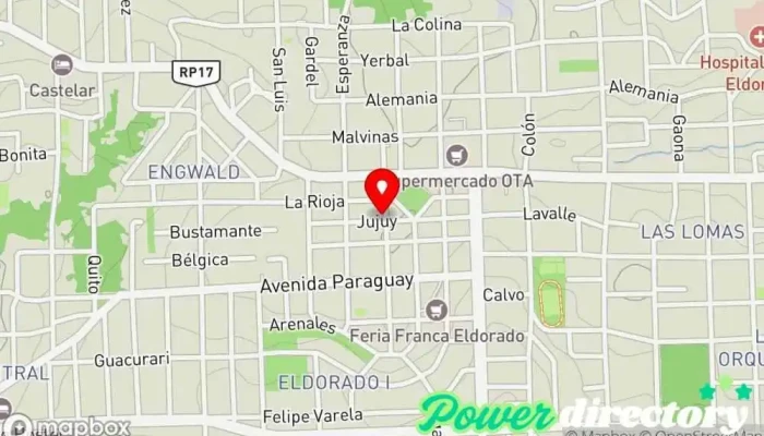 mapa de PRESTAR Institución financiera en Eldorado