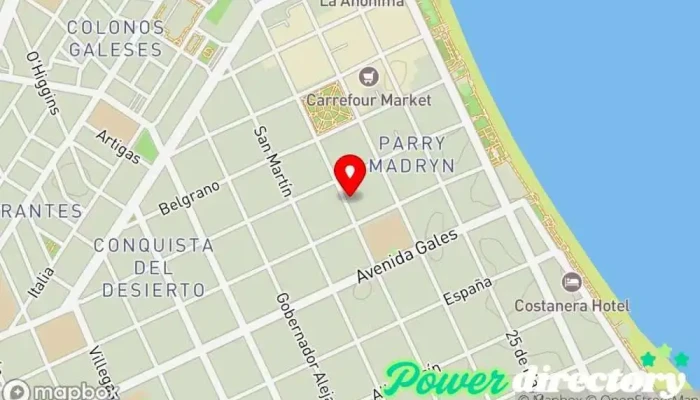 mapa de Presto Madryn Banco en Puerto Madryn