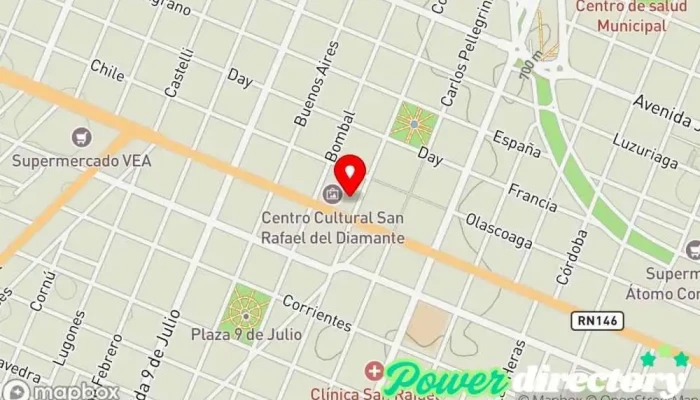 mapa de PRESTO MAS Institución financiera en San Rafael