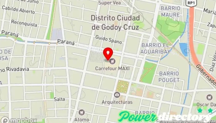mapa de Prestoprenda Institución financiera en Godoy Cruz