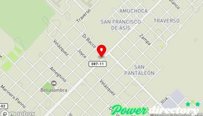 mapa de Primicia Tarjeta de Credito Banco en Villa Ramallo