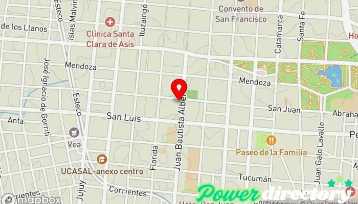 mapa de Prisma Comercializadora Agencia de préstamos en Salta