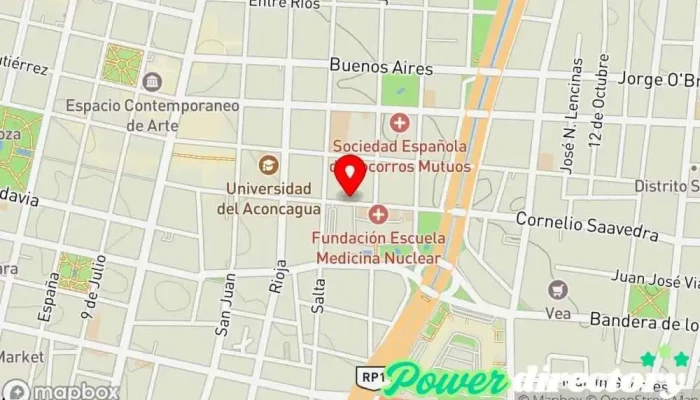 mapa de Pro Pol Institución financiera en Mendoza