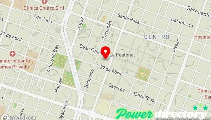 mapa de Prosperar AB Servicio de asesoramiento crediticio, Empresa de administración de propiedades en Córdoba