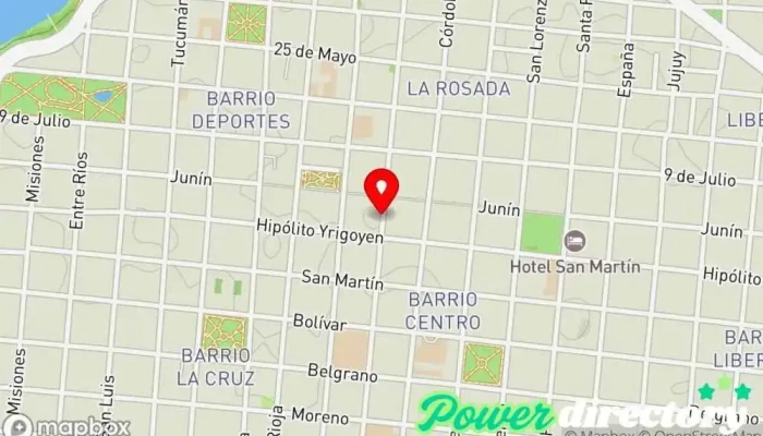 mapa de Provencred Institución financiera en Corrientes