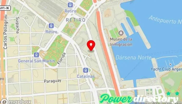 mapa de Psa Finance Argentina Institución financiera en Cdad. Autónoma de Buenos Aires