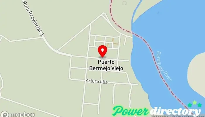 mapa de Puerto Bermejo  en Puerto Bermejo