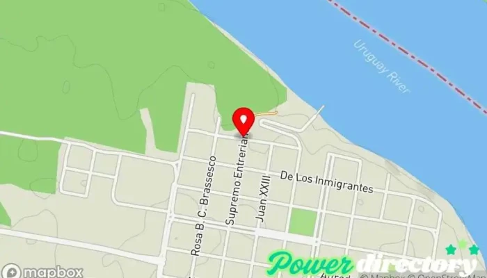 mapa de Puerto Yerua, Entre Rios Agencia de visitas turísticas en Concordia