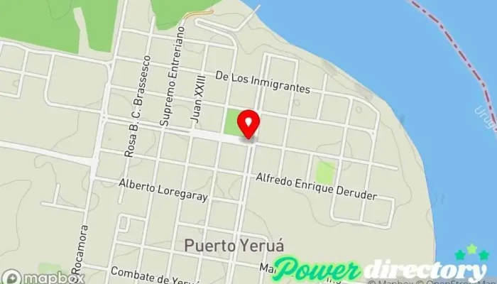 mapa de Puerto Yeruá  en Puerto Yeruá