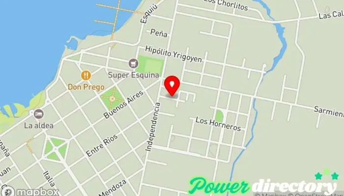 mapa de Puesta de Sol Complejo hotelero en Miramar de Ansenuza