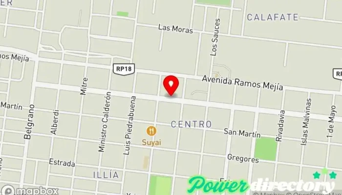 mapa de Qida - Sucursal Las Heras Institución financiera en Las Heras