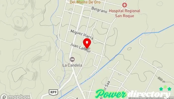 mapa de Qué Rico! Pasteleria Artesanal Pastelería en San Francisco del Monte de Oro
