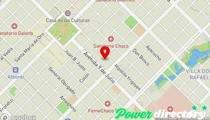 mapa de Quiropraxia Inka Resistencia Quiropráctico en Resistencia