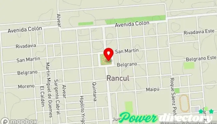mapa de Rancul  en Rancul