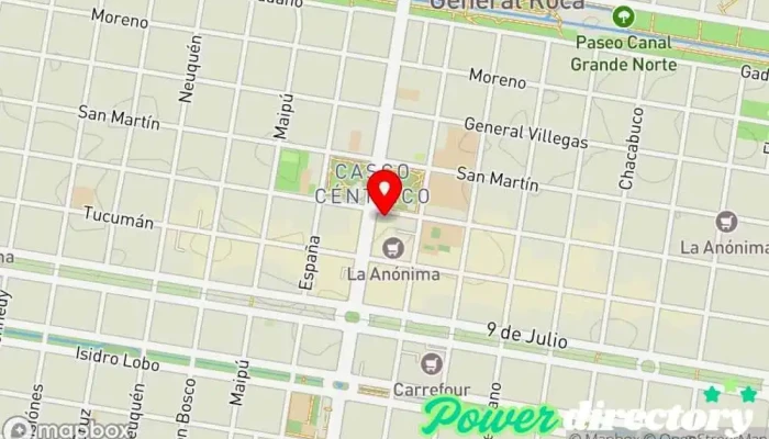 mapa de Rapicash Agencia de préstamos en Gral. Roca