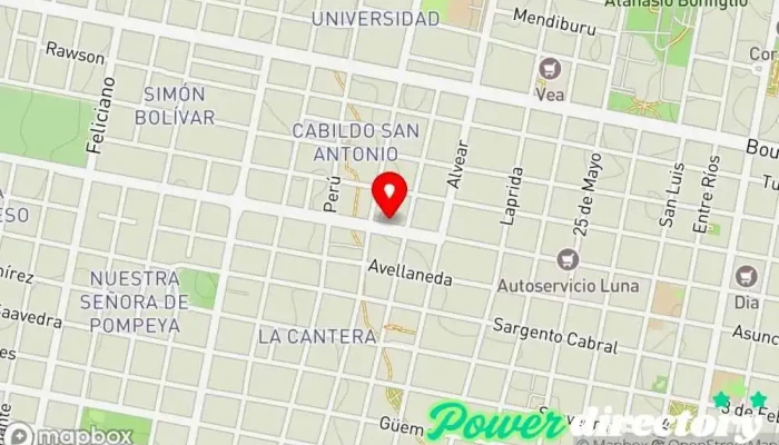 mapa de Rapicuotas Agencia de préstamos en Concordia