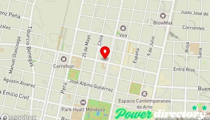 mapa de Rapicuotas Agencia de préstamos en Mendoza
