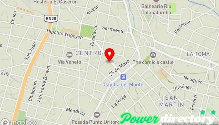 mapa de Rapipago Servicio de transferencias de dinero en Capilla del Monte