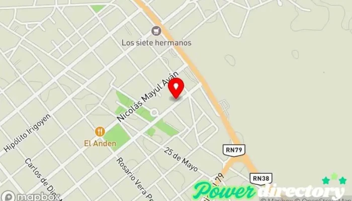 mapa de Rapipago Servicio de transferencias de dinero en Chamical