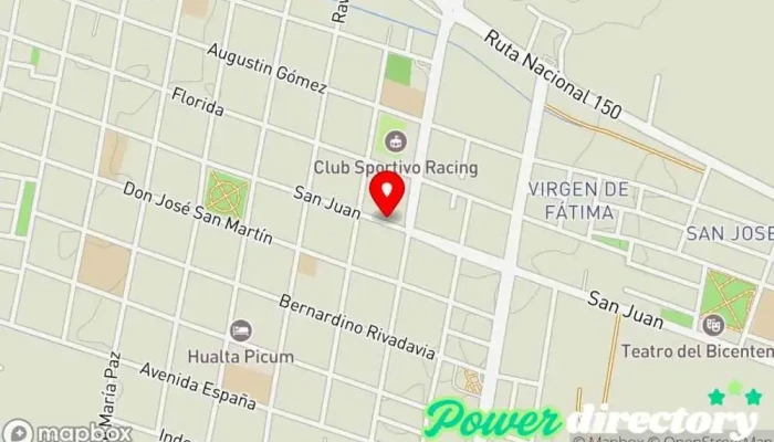 mapa de Rapipago Servicio de transferencias de dinero en San Jose de Jachal