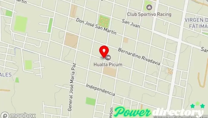 mapa de Rapipago Servicio de transferencias de dinero, Cobro de deudas en San Jose de Jachal