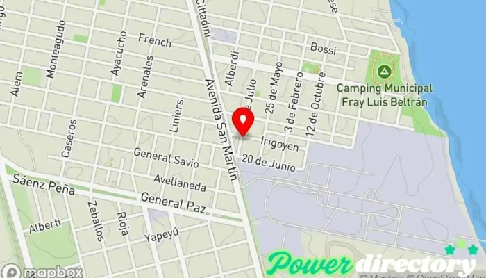 mapa de Rapipago Servicio de transferencias de dinero en Fray Luis Beltrán