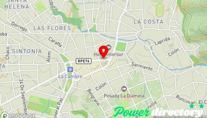 mapa de Rapipago Servicio de transferencias de dinero en La Cumbre