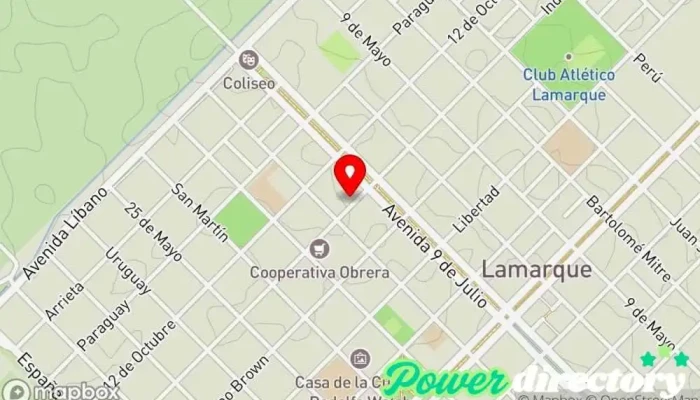 mapa de RAPIPAGO Servicio de transferencias de dinero en Lamarque