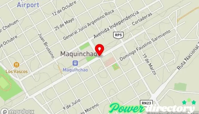 mapa de Rapipago Servicio de transferencias de dinero en Maquinchao