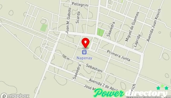 mapa de Rapipago Servicio de transferencias de dinero en Napenay