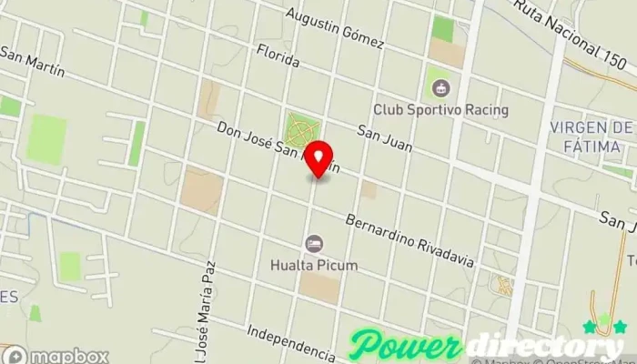 mapa de Rapipago Servicio de transferencias de dinero en San Jose de Jachal