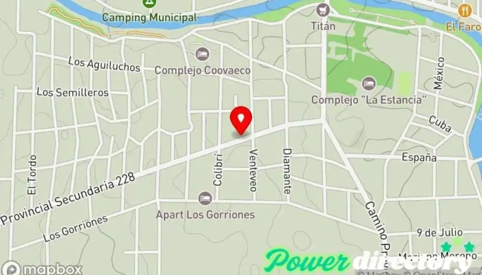 mapa de RAPIPAGO Cobro de deudas en Santa Rosa de Calamuchita