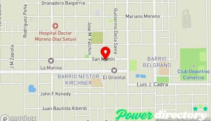 mapa de Rapipago Servicio de transferencias de dinero en Santa Sylvina