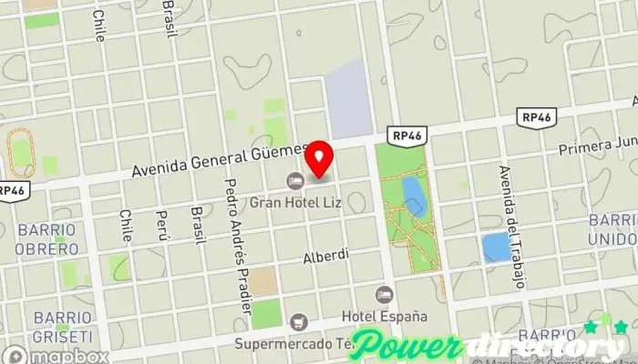 mapa de Rapipago Servicio de transferencias de dinero en Tres Isletas