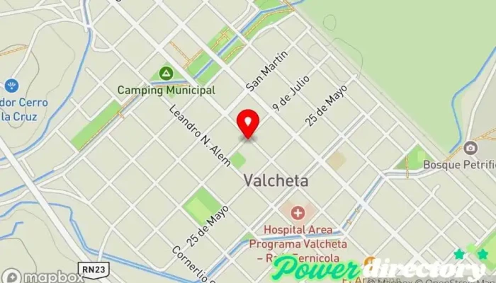mapa de Rapipago Servicio de transferencias de dinero en Valcheta