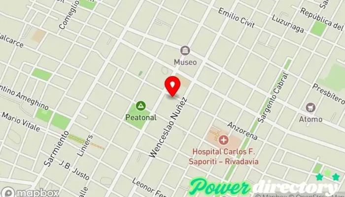 mapa de Recursos Prestamos Personales Agencia de préstamos en Rivadavia